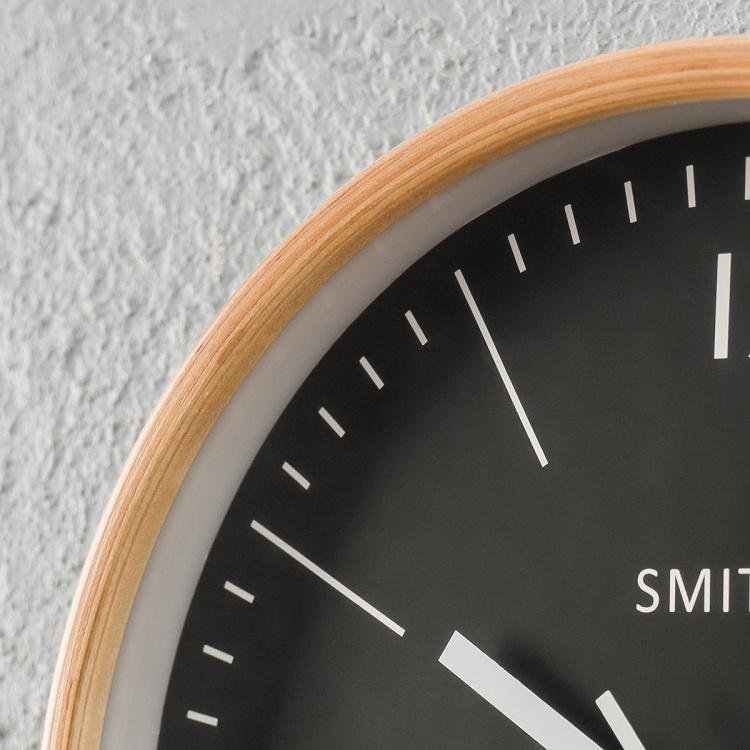 Деревянные настенные часы Смитс Wooden Smiths Wall Clock