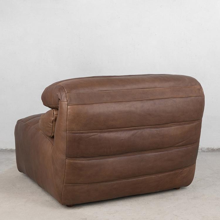 Кресло Лейбэк, тёмные ножки Layback 1 Seater, Antique Wood