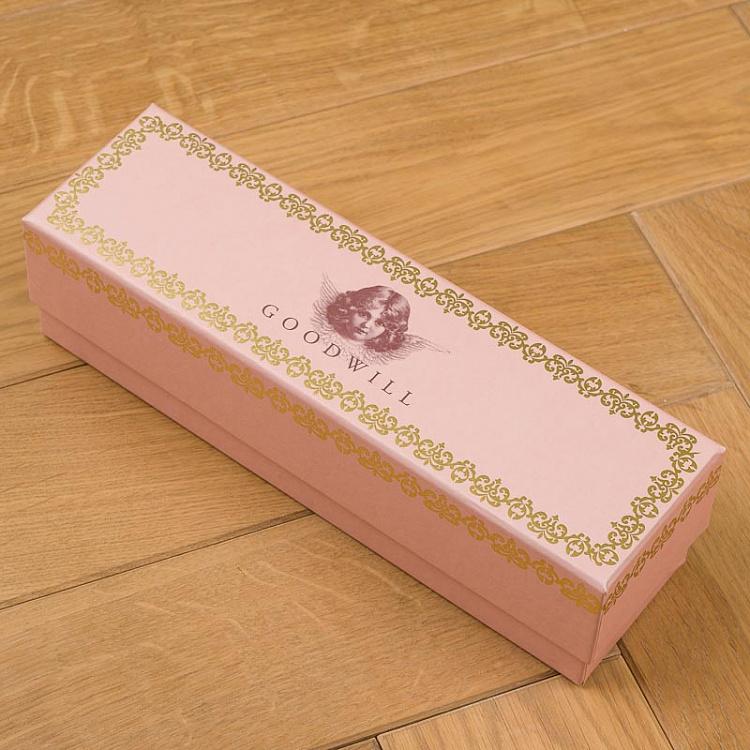 Набор из шести ёлочных игрушек в коробке Макарони Set Of 6 Glass Macarons In Box 5,5 cm