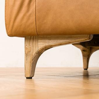 Кресло Dwell 1 Seater натуральная кожа Napinha Camel - ракурс 11