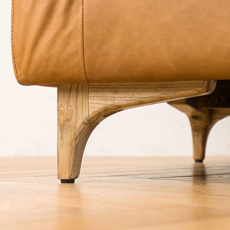 Кресло Dwell 1 Seater натуральная кожа Napinha Camel - ракурс 11