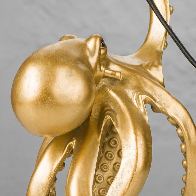 Настольная лампа Золотой осьминог Отто Table Lamp Golden Octopus Otto