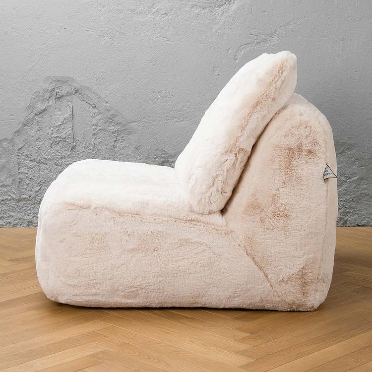 Кресло Lomfy Chair искусственный мех Big Bear Cream - ракурс 3