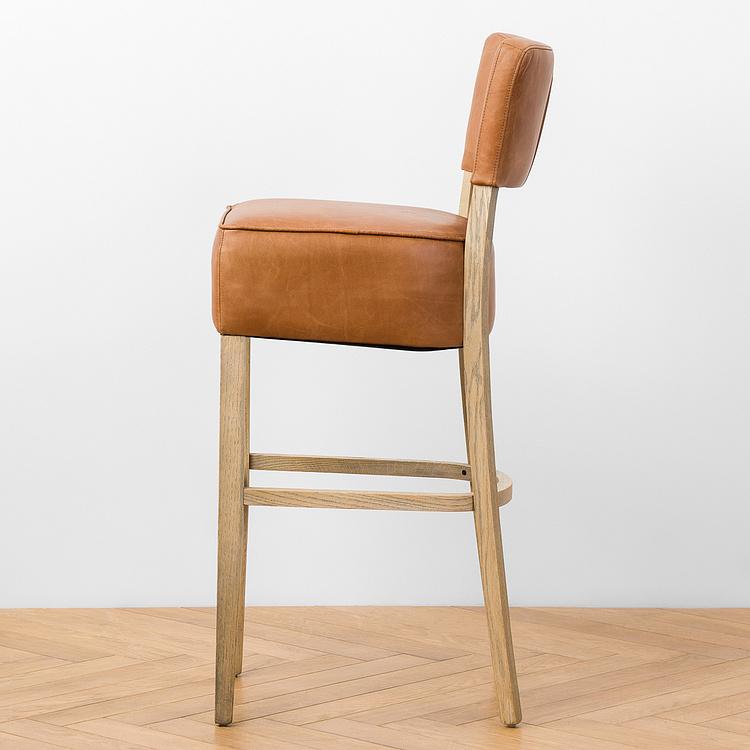 Барный стул Негрони, светлые ножки Negroni Barstool, Oak Brown