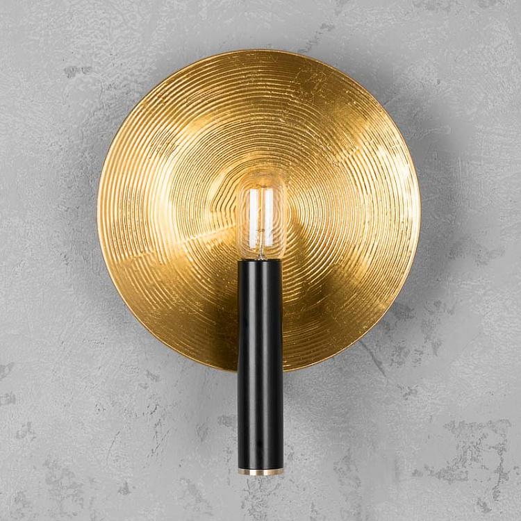 Бра Орбис, золотая поталь, S Wall Lamp Mind And Object Orbis Small, Gold