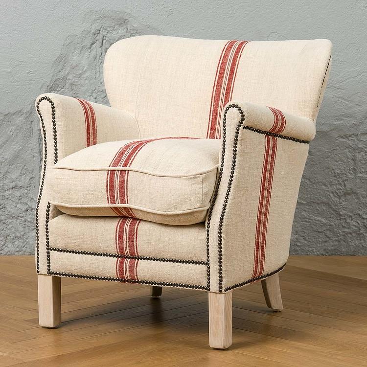 Кресло Тёрнер в обивке из винтажных хлопковых мешков Turner Armchair