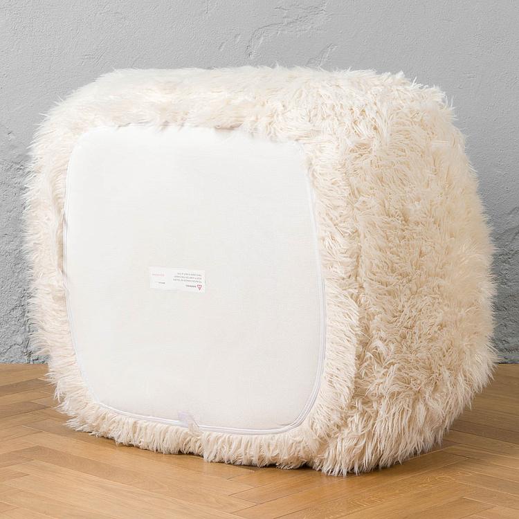 Кресло Snug Chair искусственный мех Mongolia Cream - ракурс 8