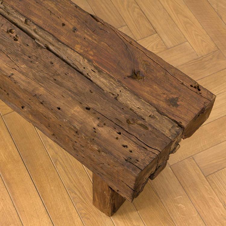 Скамейка из дерева шпал Outdoor Bench Rail Wood