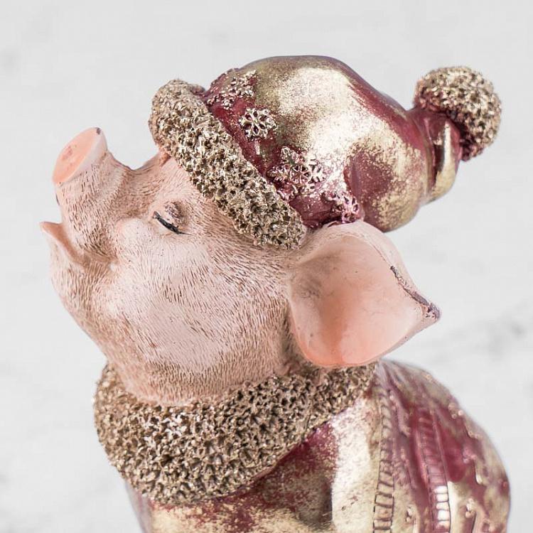 Новогодняя фигурка Свинка Decor Pig 18 cm