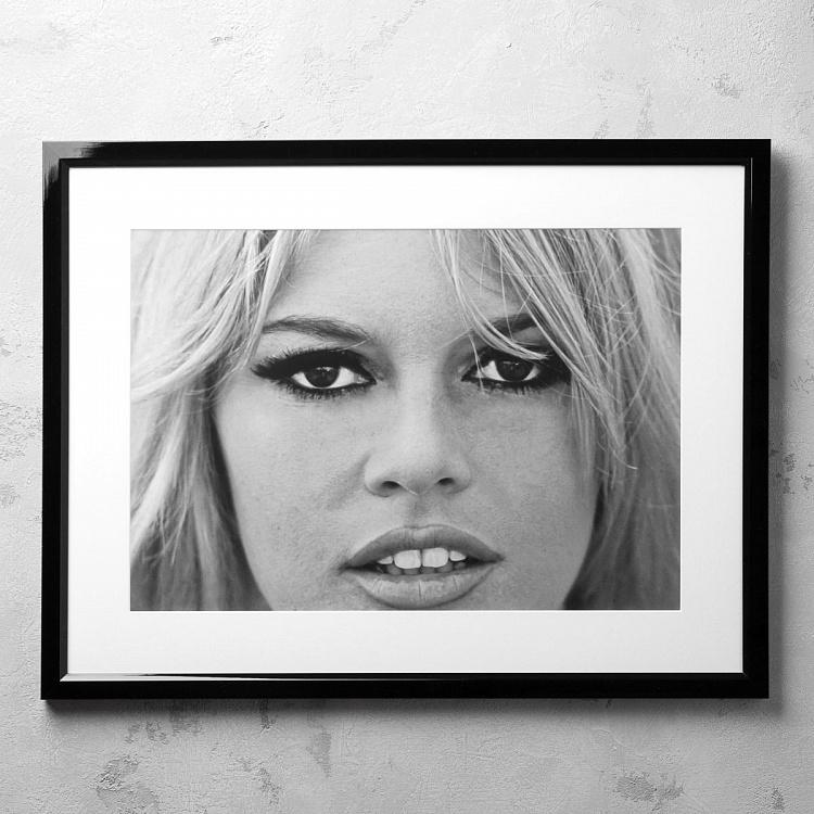 Фото-принт в чёрной раме Бриджит Бардо  Brigitte Bardot, Studio Frame