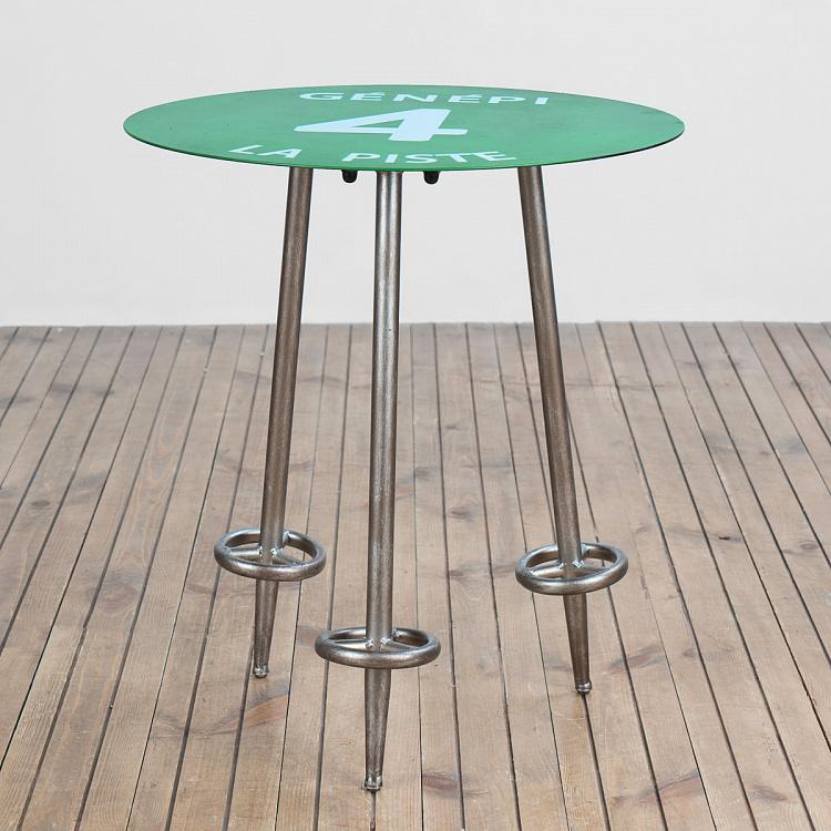 Комплект из трёх журнальных столиков Ля Флеш Женепи Рошетт Set Of 3 Metal Tables La Fleche Genepi Rochette