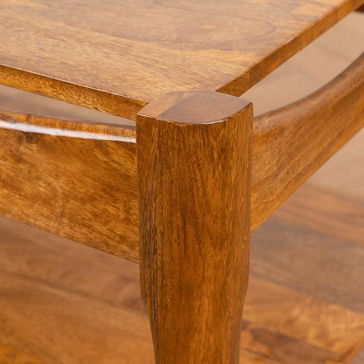 Кофейный столик из дерева манго Альфонс Alfons Coffee Table Mango Wood