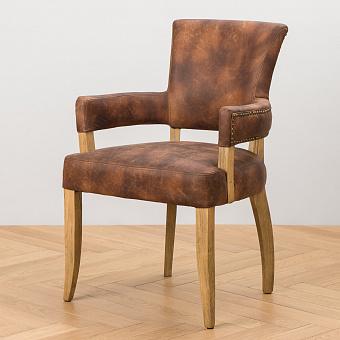 Стул Newport Dining Chair, Oak Brown натуральная кожа Autumn Brown