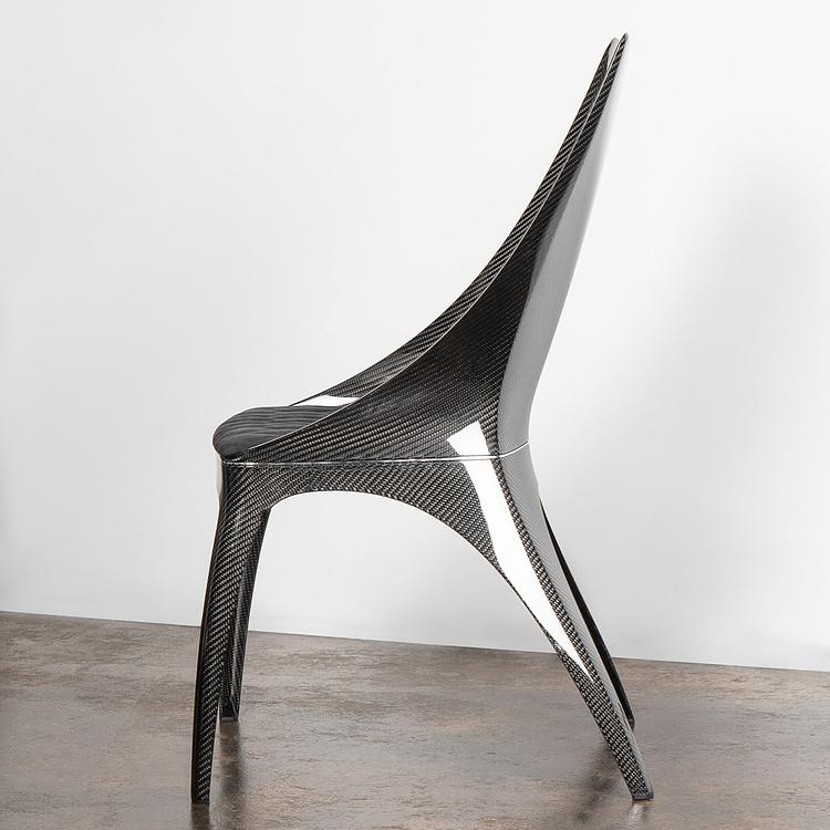 Стул из карбона Кавалло Cavallo Dining Chair, Carbon