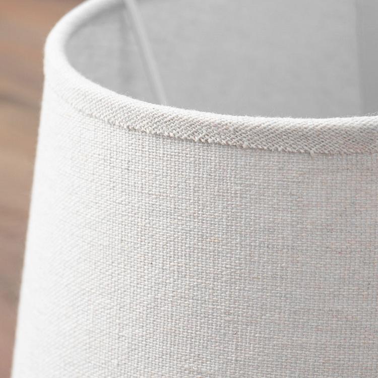 Абажур из белого льна, 25 см Lamp Shade In Linen Ecru 25 cm