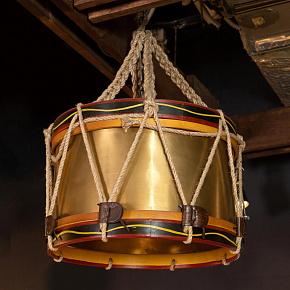 Lamp Shade Regiment Brass Drum 65 cm