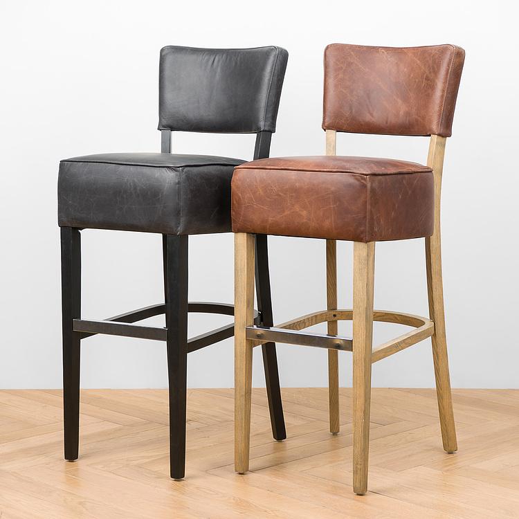 Барный стул Негрони, светлые ножки Negroni Barstool, Oak Brown