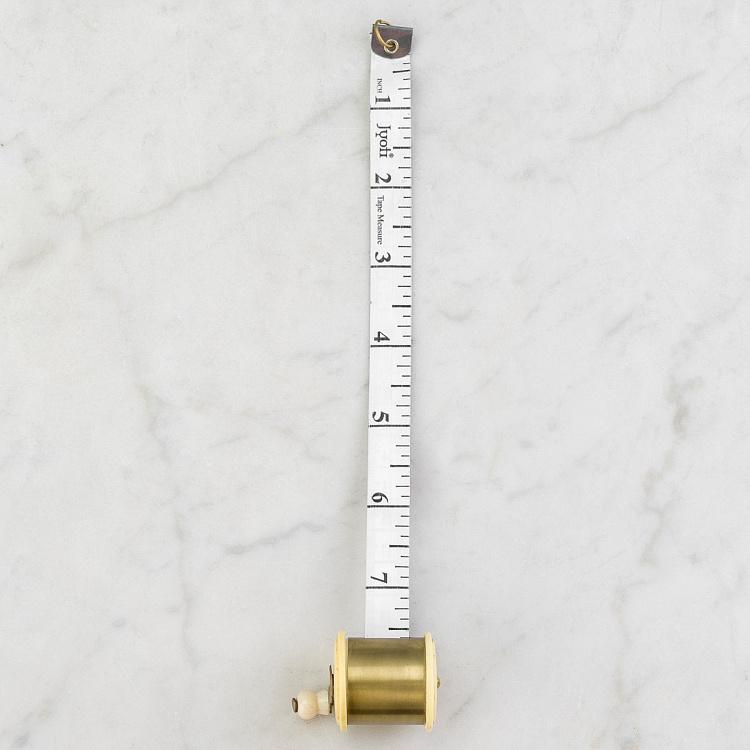 Рулетка латунная с патиной Measuring Tape Brass Patina