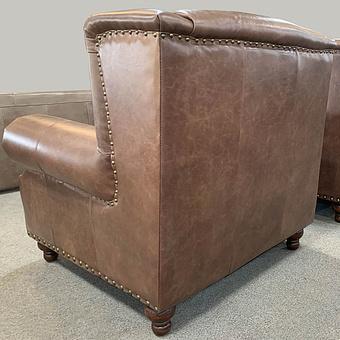 Кресло Churchill Armchair RM натуральная кожа Brown Franco - ракурс 5