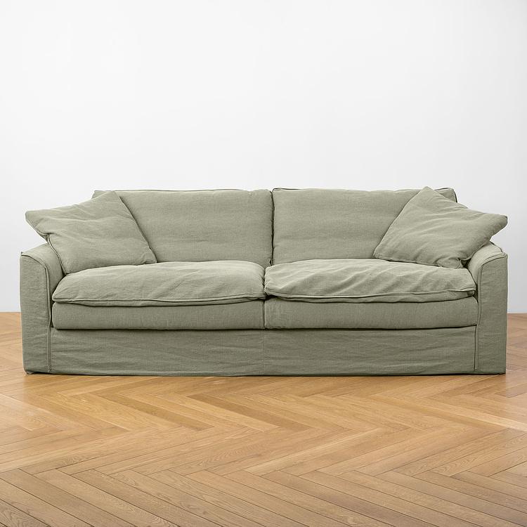 Трёхместный льняной диван Луизиана Louisiana 3 Seater Linen RM