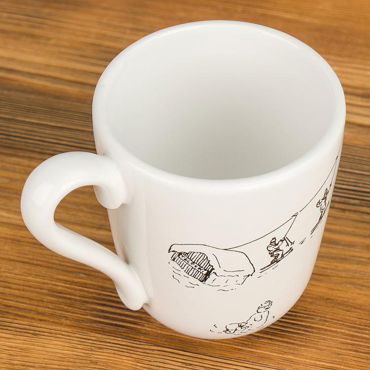 Набор из трёх кружек Горнолыжное путешествие Set Of 3 Mugs Ski Trip