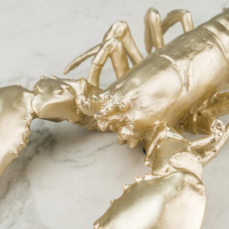 Статуэтка Золотой лобстер Lobster Deco Object Gold