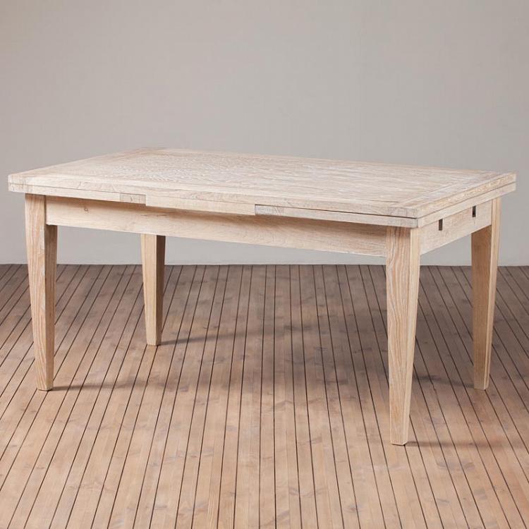 Обеденный раздвижной стол Амели, белый дуб Amelie Extending Dining Table, CC Oak White