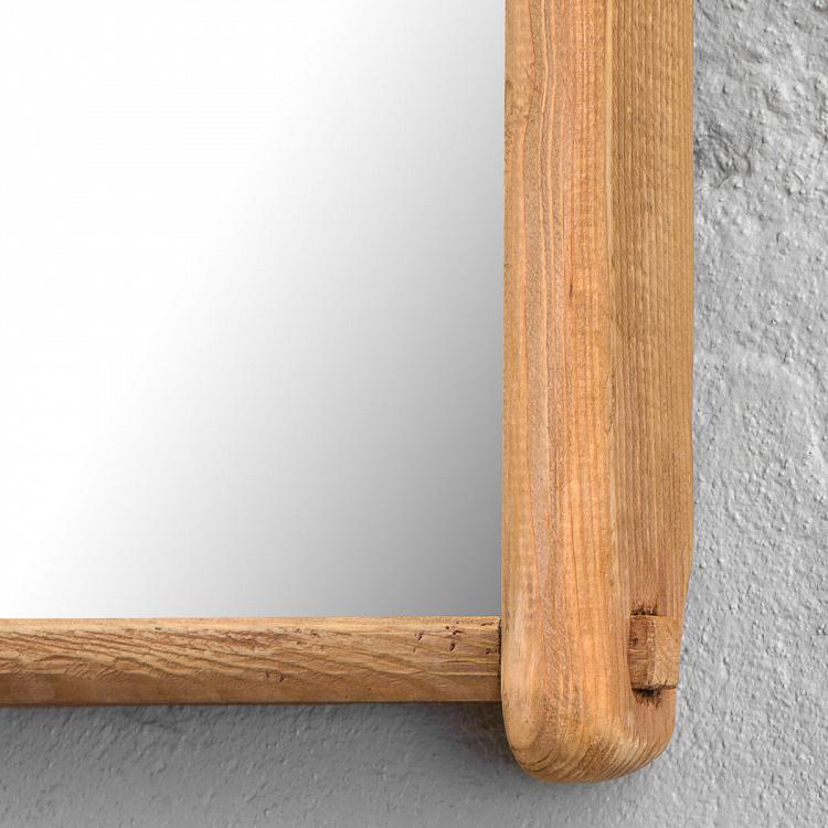 Настенное зеркало в деревянной раме Рустик Rustic Wood Wall Mirror