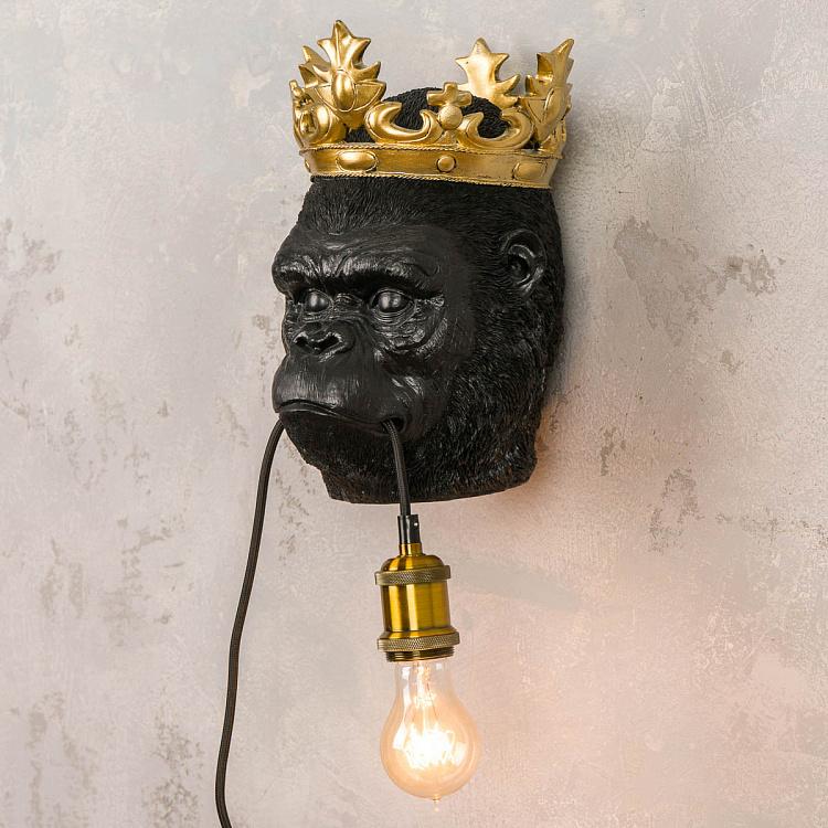 Бра Чёрный Конг Wall Lamp Kong Black