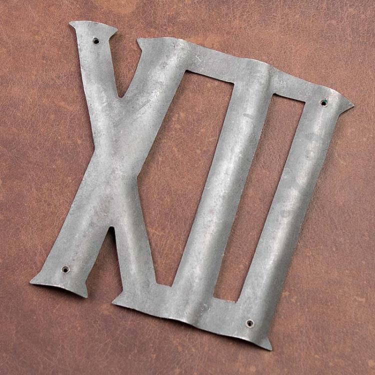 Римская цифра XII Roman Number 12 In Metal