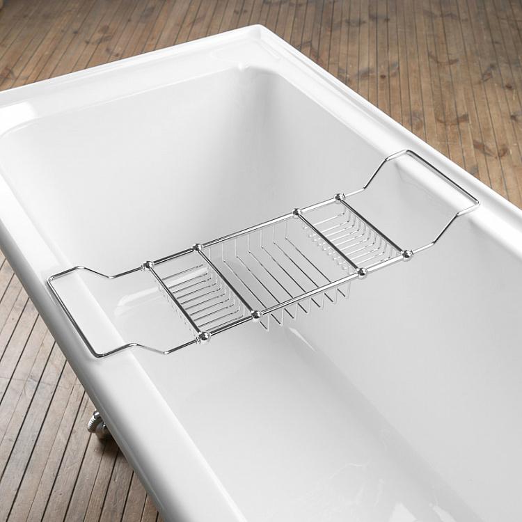 Раздвижная решётка для ванны цвета хром Bath Grate