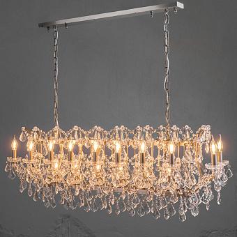 Crystal Rectangle Chandelier Large