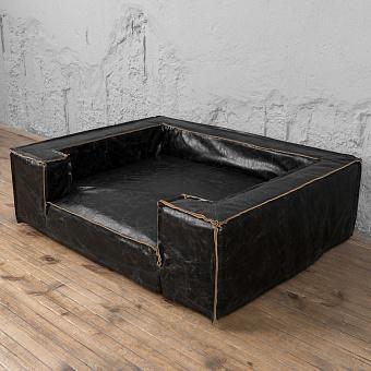 Диван для питомца Luciano Pet Bed Large, Ebony Leather