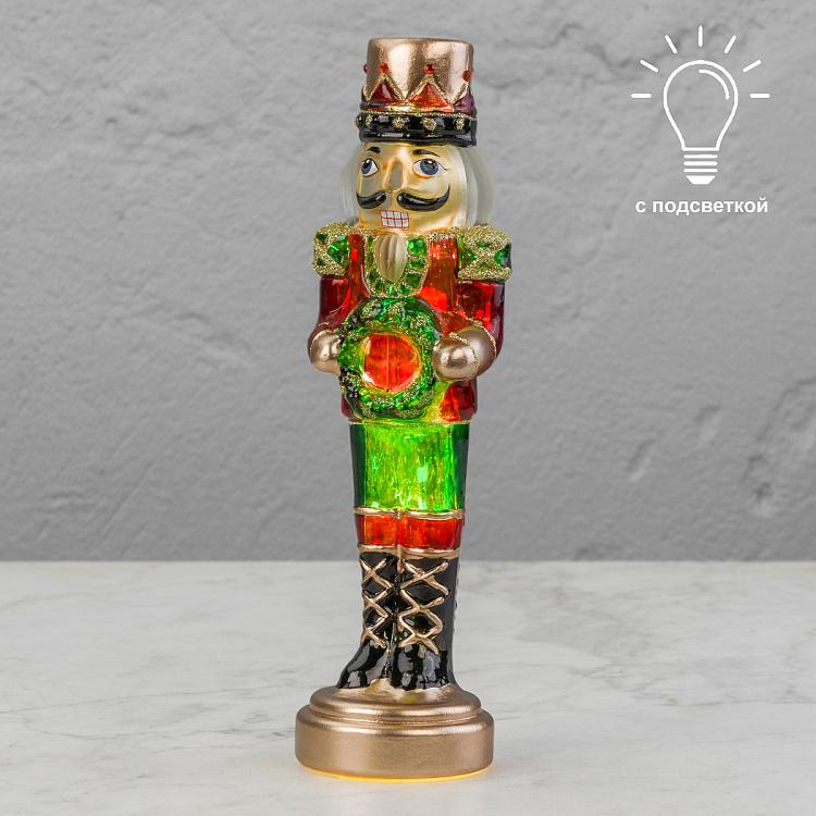 Новогодняя фигурка с подсветкой Щелкунчик Nutcracker With LED 27 cm