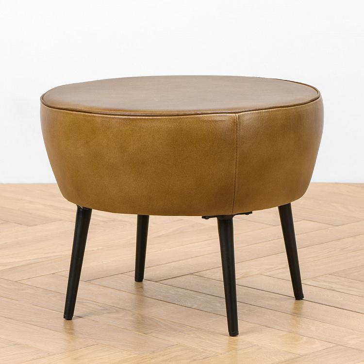 Percussion Stool Brown Leather