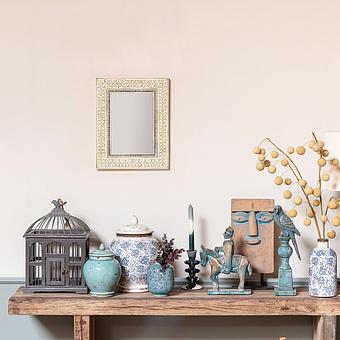 Зеркало Alcazar Wood And Horn Mirror