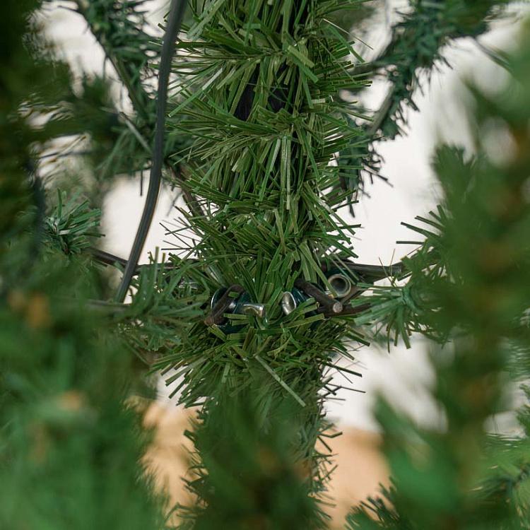 Искусственная новогодняя ёлка с led-гирляндой Рождество в Париже, 180 см Led Light French Tips Pine Tree Green 180 cm
