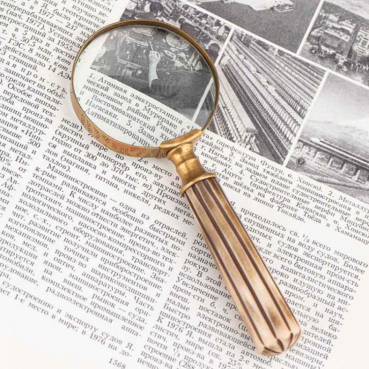 Лупа с костяной рукояткой, S Magnifier With Horn Handle Small