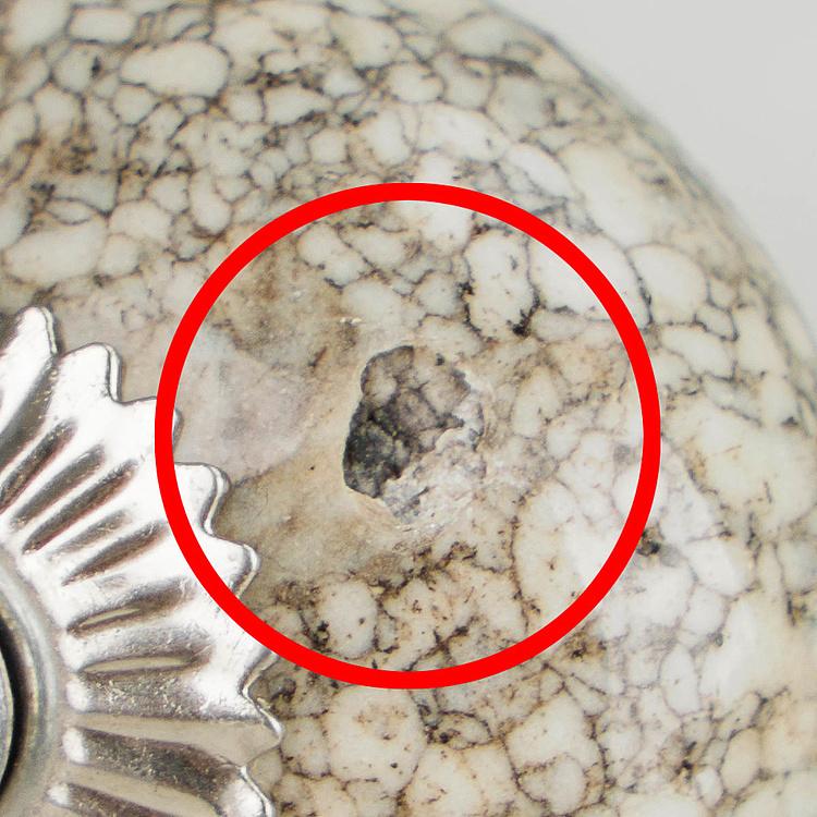 Кремовая керамическая мебельная ручка с кракелюром дисконт Crackled Ceramic Knob Cream discount