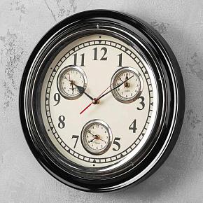 Настенные часы New York Paris Tokyo 3 Dials Clock