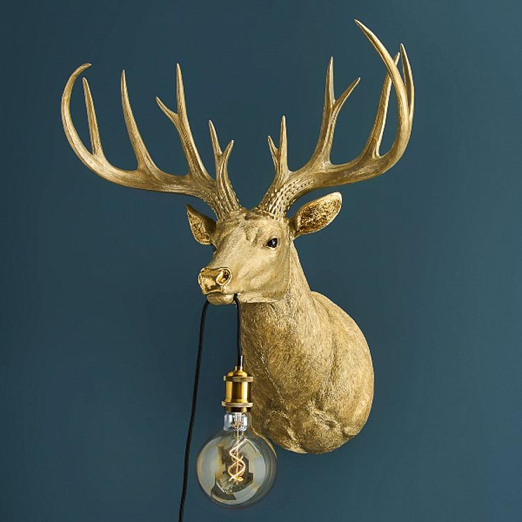 Бра Олень Гарри Wall Lamp Deer Harry