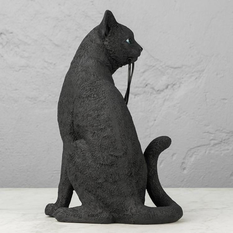 Настольная лампа с чёрной кошкой Шушу Table Lamp Cat Chouchou