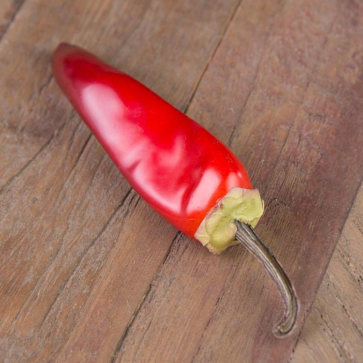 Набор из 29 искусственных красных мини-перцев чили Chili Pepper Assorti Burgundy Red Small