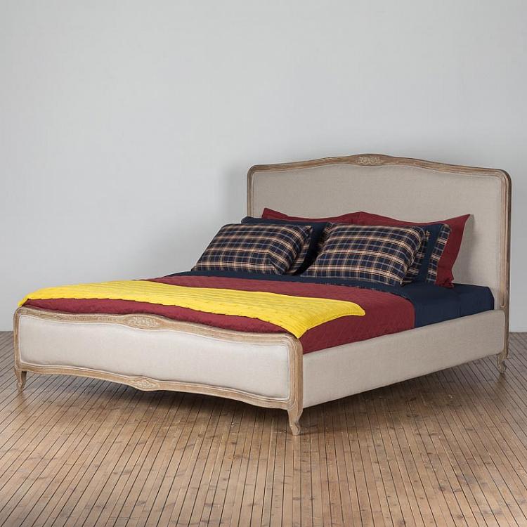 Marie Double Bed, CC Linen Plain