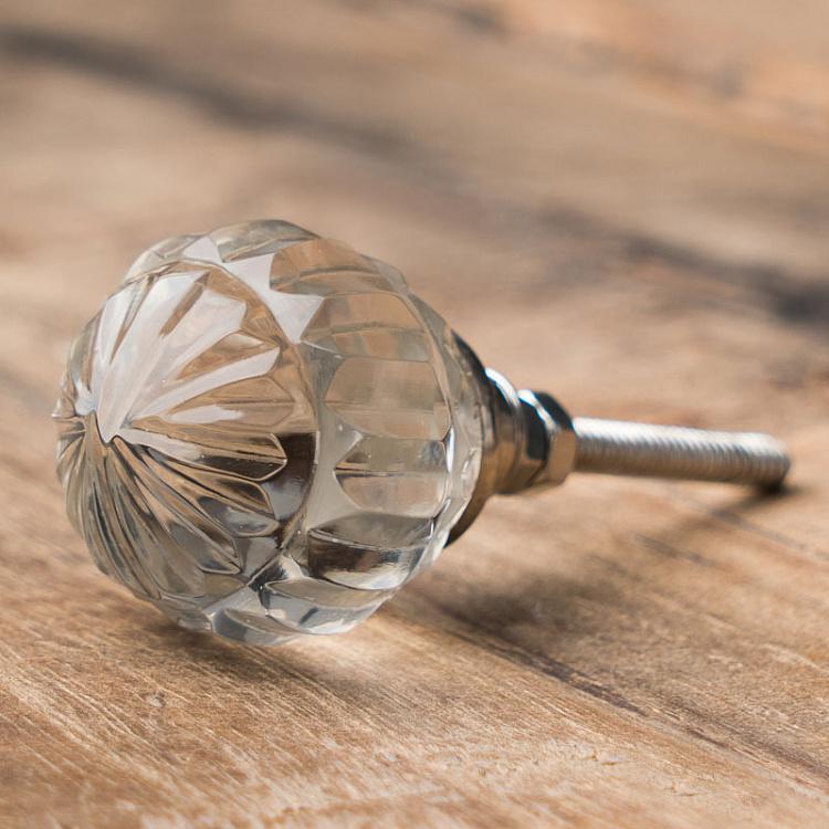 Набор из шести мебельных ручек Антверпен Set Of 6 Knobs Clear Glass Anvers