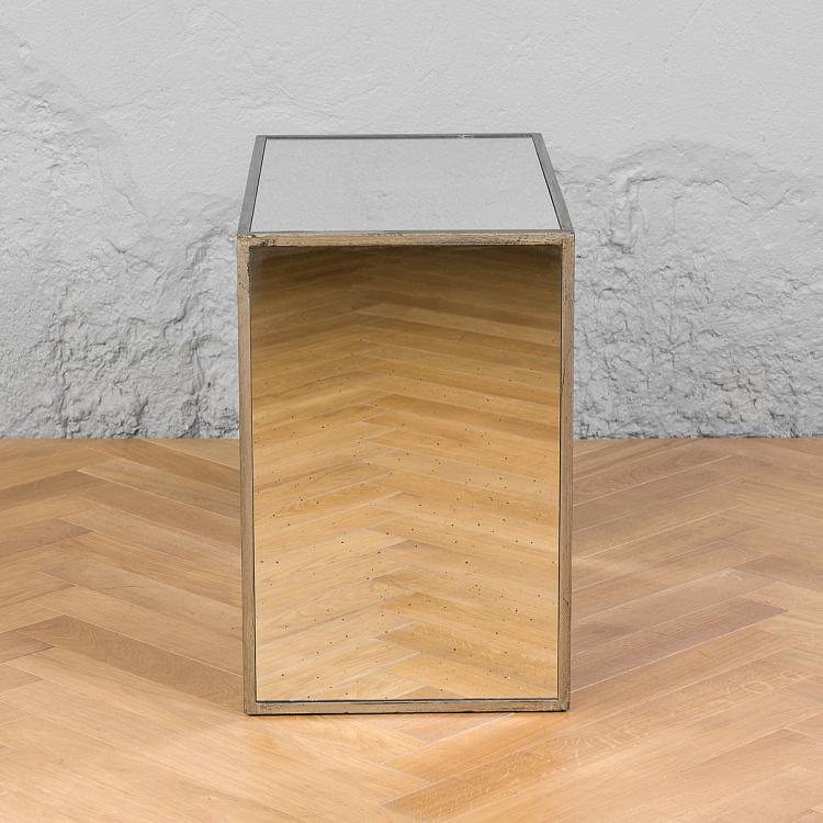 Комплект из двух зеркальных столиков Нарцисс Set Of 2 Narcisse Nesting Mirrored Side Tables