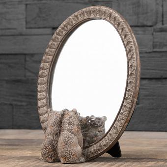 Mirror With 2 Bears Looking