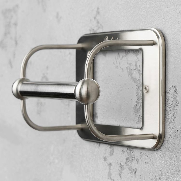 Держатель туалетной бумаги цвета матовый никель Toilet Roll Holder Brushed Nickel