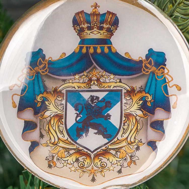 Ёлочная игрушка Медальон с гербом Medallion With Coat Of Arms 10 cm
