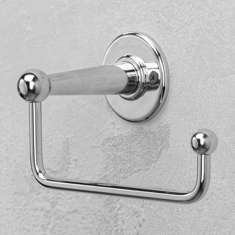 Настенный держатель-крюк для туалетной бумаги цвета хром Toilet Roll Hook Holder Chrome
